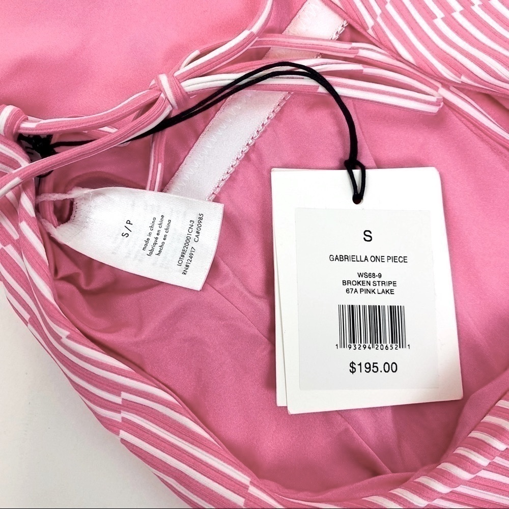 Onia Gabriella Broken Stripe One Piece Size S - Picture 10 of 10